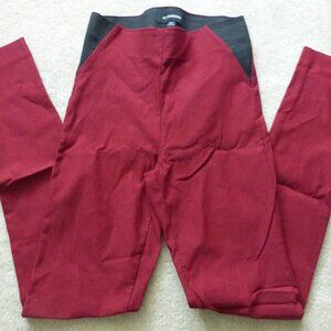 LE CHATEAU red skinny high-waist pants